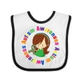 thumbnail image 1 of Inktastic Autism Awareness Girl Girls Baby Bib, 1 of 4