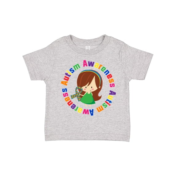 Inktastic Autism Awareness Girl Girls Toddler T-Shirt