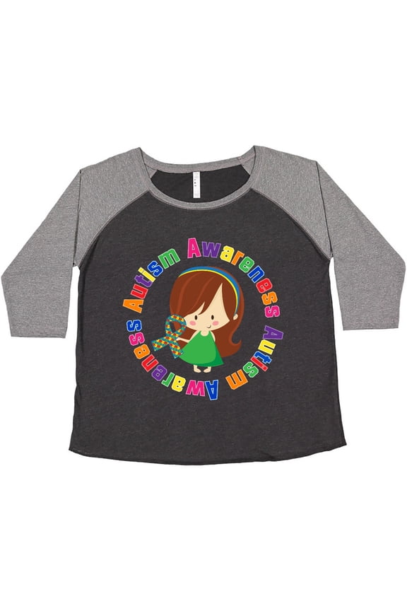 Autism Awareness Girl Women's Plus Size T-Shirt