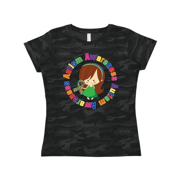 Inktastic Autism Awareness Girl Women's T-Shirt