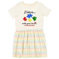 thumbnail image 1 of Inktastic Autism Awareness Girls Toddler Dress, 1 of 5