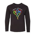 thumbnail image 1 of Inktastic Autism Awareness Heart Ribbon and Puzzle Pieces Long Sleeve Youth T-Shirt, 1 of 5