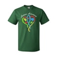 thumbnail image 1 of Inktastic Autism Awareness Heart Ribbon and Puzzle Pieces T-Shirt, 1 of 5