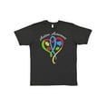 thumbnail image 1 of Inktastic Autism Awareness Heart Ribbon and Puzzle Pieces T-Shirt, 1 of 5