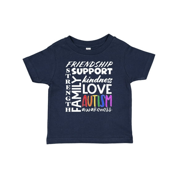 Inktastic Autism Awareness Love, Friendship, Support Boys or Girls Baby T-Shirt