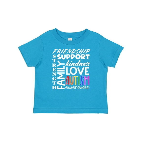 Inktastic Autism Awareness Love, Friendship, Support Boys or Girls Baby T-Shirt