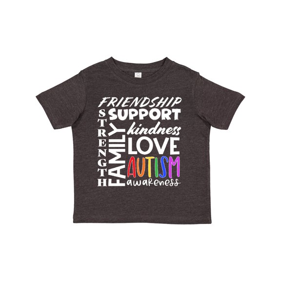 Inktastic Autism Awareness Love, Friendship, Support Boys or Girls Toddler T-Shirt