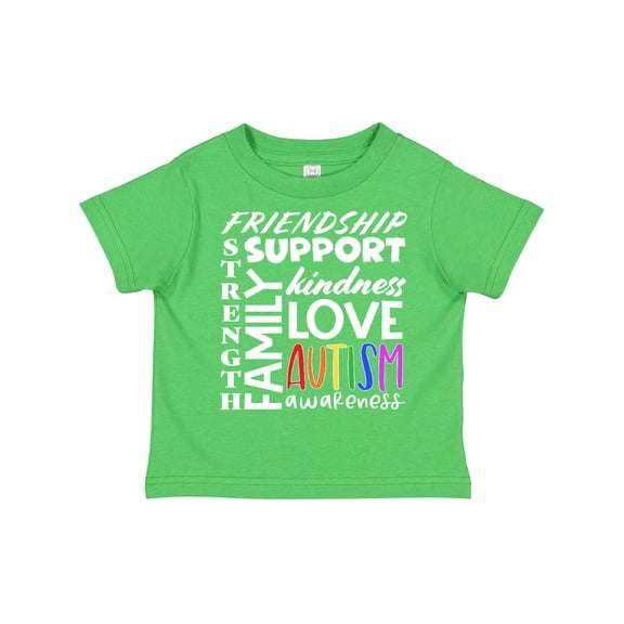 Inktastic Autism Awareness Love, Friendship, Support Boys or Girls Toddler T-Shirt