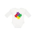 thumbnail image 1 of Inktastic Autism Awareness Month Puzzle Boys or Girls Long Sleeve Baby Bodysuit, 1 of 5