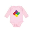 thumbnail image 1 of Inktastic Autism Awareness Month Puzzle Boys or Girls Long Sleeve Baby Bodysuit, 1 of 5