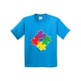 thumbnail image 1 of Inktastic Autism Awareness Month Puzzle Youth T-Shirt, 1 of 5