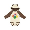 thumbnail image 1 of Inktastic Autism Awareness Puzzle Piece Owl Boys or Girls Long Sleeve Baby Bodysuit, 1 of 5
