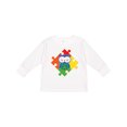 thumbnail image 1 of Inktastic Autism Awareness Puzzle Piece Owl Boys or Girls Long Sleeve Toddler T-Shirt, 1 of 5