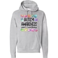 thumbnail image 1 of Inktastic Autism Awareness Support and Understanding Puzzle Pieces Adult Hoodie Sweatshirt, 1 of 4