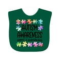 thumbnail image 1 of Inktastic Autism Awareness Support and Understanding Puzzle Pieces Boys or Girls Baby Bib, 1 of 4