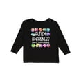 thumbnail image 1 of Inktastic Autism Awareness Support and Understanding Puzzle Pieces Boys or Girls Long Sleeve Toddler T-Shirt, 1 of 5