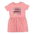 thumbnail image 1 of Inktastic Autism Awareness Support and Understanding Puzzle Pieces Girls Toddler Dress, 1 of 5