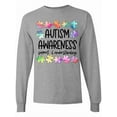 thumbnail image 1 of Inktastic Autism Awareness Support and Understanding Puzzle Pieces Long Sleeve T-Shirt, 1 of 5