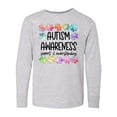 thumbnail image 1 of Inktastic Autism Awareness Support and Understanding Puzzle Pieces Long Sleeve Youth T-Shirt, 1 of 5