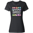 thumbnail image 1 of Inktastic Autism Awareness Support and Understanding Puzzle Pieces Women's T-Shirt, 1 of 5