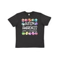 thumbnail image 1 of Inktastic Autism Awareness Support and Understanding Puzzle Pieces Youth T-Shirt, 1 of 5