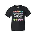 thumbnail image 1 of Inktastic Autism Awareness Support and Understanding Puzzle Pieces Youth T-Shirt, 1 of 5