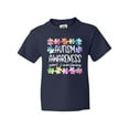 thumbnail image 1 of Inktastic Autism Awareness Support and Understanding Puzzle Pieces Youth T-Shirt, 1 of 5