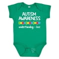 thumbnail image 1 of Inktastic Autism Awareness Understanding and Love with Puzzle Pieces Boys or Girls Baby Bodysuit, 1 of 5