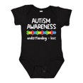 thumbnail image 1 of Inktastic Autism Awareness Understanding and Love with Puzzle Pieces Boys or Girls Baby Bodysuit, 1 of 4