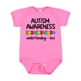thumbnail image 1 of Inktastic Autism Awareness Understanding and Love with Puzzle Pieces Boys or Girls Baby Bodysuit, 1 of 5