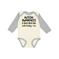 thumbnail image 1 of Inktastic Autism Awareness Understanding and Love with Puzzle Pieces Boys or Girls Long Sleeve Baby Bodysuit, 1 of 5
