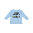 thumbnail image 1 of Inktastic Autism Awareness Understanding and Love with Puzzle Pieces Boys or Girls Long Sleeve Toddler T-Shirt, 1 of 5