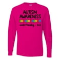 thumbnail image 1 of Inktastic Autism Awareness Understanding and Love with Puzzle Pieces Long Sleeve T-Shirt, 1 of 5