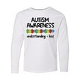 thumbnail image 1 of Inktastic Autism Awareness Understanding and Love with Puzzle Pieces Long Sleeve Youth T-Shirt, 1 of 5
