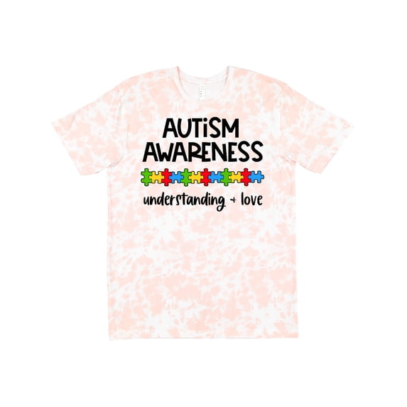 Inktastic Autism Awareness Understanding and Love with Puzzle Pieces T-Shirt