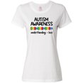 thumbnail image 1 of Inktastic Autism Awareness Understanding and Love with Puzzle Pieces Women's T-Shirt, 1 of 5