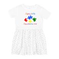 thumbnail image 1 of Inktastic Autism Awareness-puzzle Girls Toddler Dress, 1 of 5