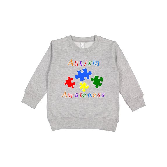 Inktastic Autism Awareness-puzzle Toddler Sweatshirt