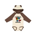 thumbnail image 1 of Inktastic Autism God Made Me Special Boys or Girls Long Sleeve Baby Bodysuit, 1 of 5