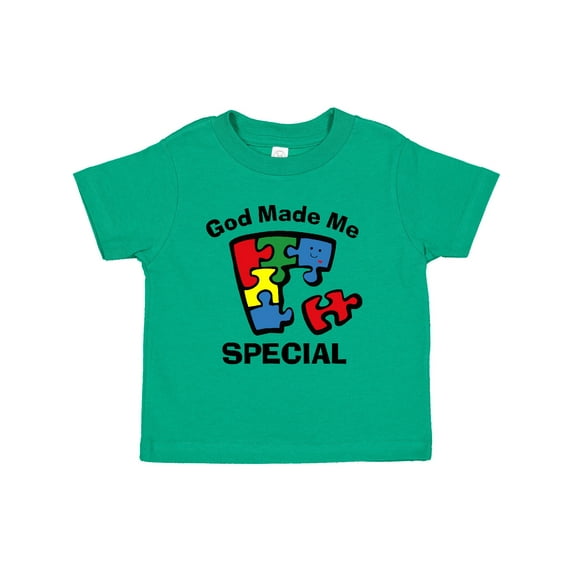 Inktastic Autism God Made Me Special Boys or Girls Toddler T-Shirt