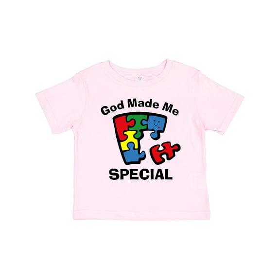 Inktastic Autism God Made Me Special Boys or Girls Toddler T-Shirt