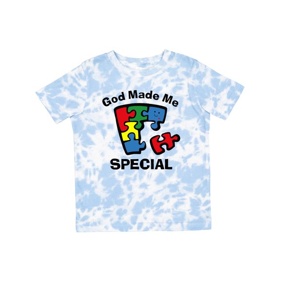 Inktastic Autism God Made Me Special Boys or Girls Toddler T-Shirt