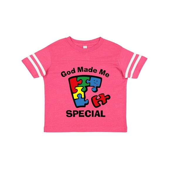 Inktastic Autism God Made Me Special Boys or Girls Toddler T-Shirt