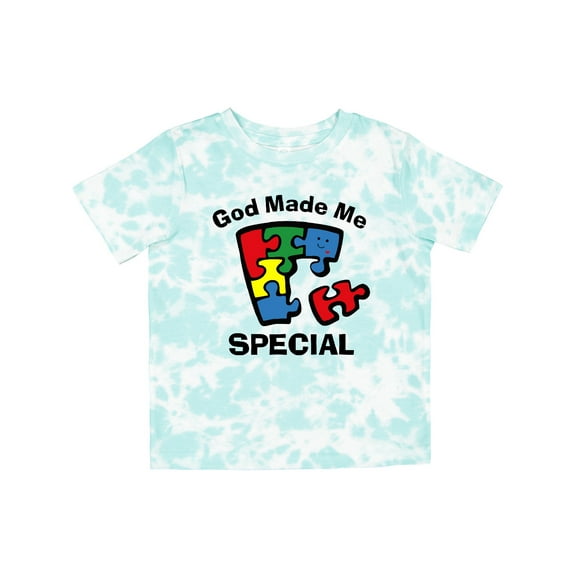 Inktastic Autism God Made Me Special Boys or Girls Toddler T-Shirt