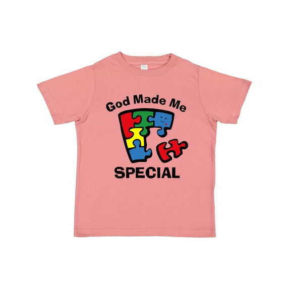 Inktastic Autism God Made Me Special Boys or Girls Toddler T-Shirt