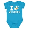thumbnail image 1 of Inktastic Autism I Love My Brother Awareness Support Boys or Girls Baby Bodysuit, 1 of 5