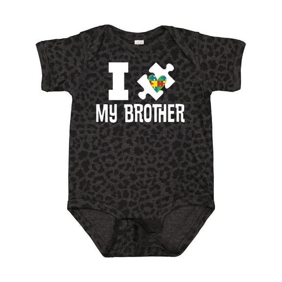 Inktastic Autism I Love My Brother Awareness Support Boys or Girls Baby Bodysuit
