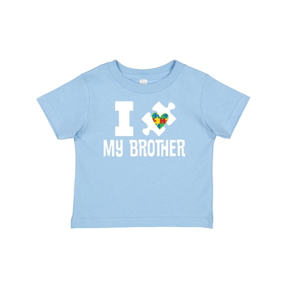 Inktastic Autism I Love My Brother Awareness Support Boys or Girls Baby T-Shirt