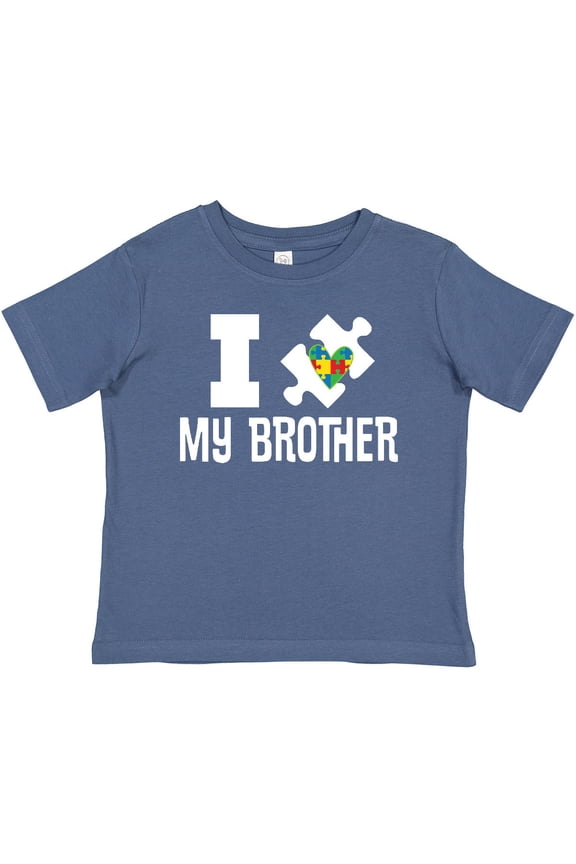Autism I Love My Brother Awareness Support Boys or Girls Baby T-Shirt