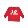 thumbnail image 1 of Inktastic Autism I Love My Brother Awareness Support Boys or Girls Long Sleeve Toddler T-Shirt, 1 of 5